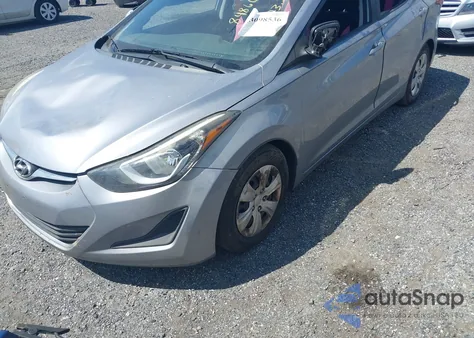 2016 Hyundai Elantra Se z USA, uszkodzony, nr VIN 5NPDH4AE4GH748193